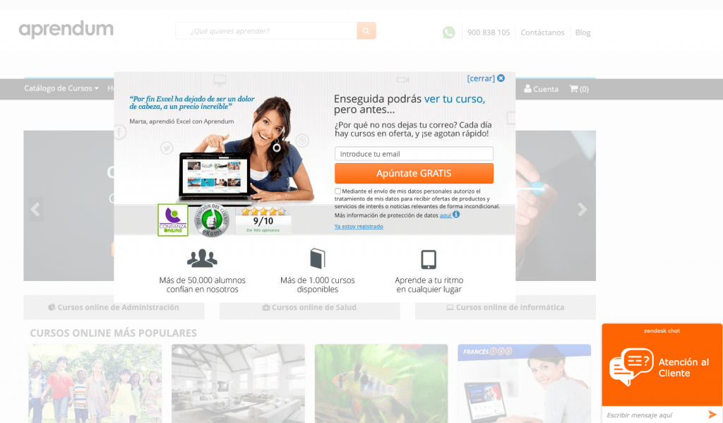 Cómo mejorar el SEO de tu web: 8 Tips Ganadores en 2020 5 pop up suscripcion